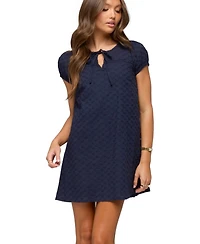 Edikted Women's Mariella Lacey Eyelet Mini Dress