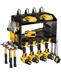 Xdovet Power Tool Organizer Wall Mount Rack Drill Holder Charging Station Garage Storage Gift Men