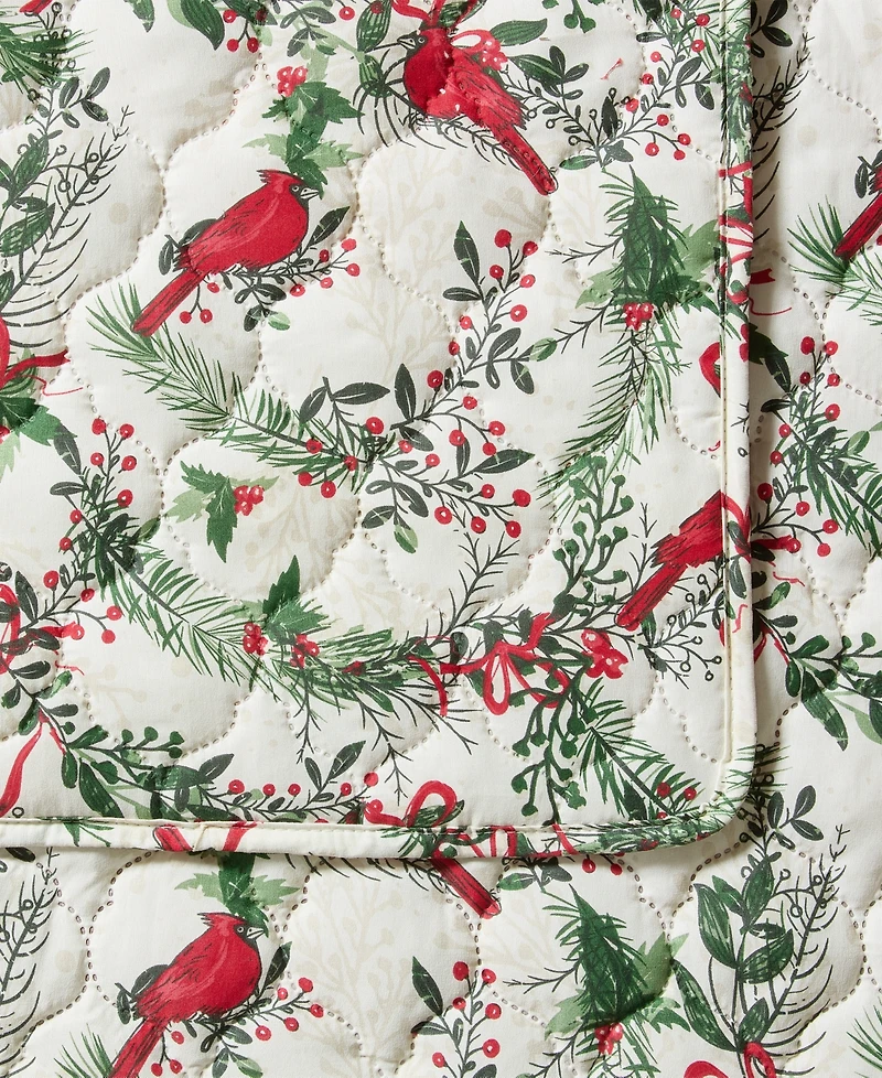 Seventh Studio Cardinal Quilted 3-Piece Quilt Set, Full/Queen
