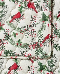 Seventh Studio Cardinal Quilted 3-Piece Quilt Set, Full/Queen