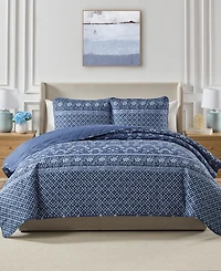 Seventh Studio Riley Floral Quilted -Piece Quilt Set