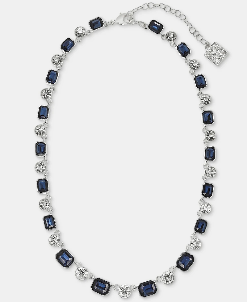Anne Klein Crystal All-Around Collar Necklace, 16" + 3" extender