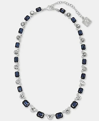 Anne Klein Crystal All-Around Collar Necklace, 16" + 3" extender