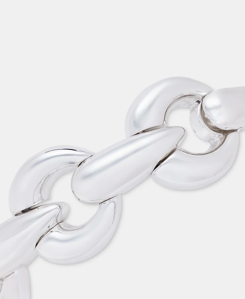 Anne Klein Puffy Linked Stretch Bracelet