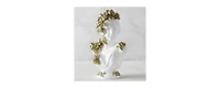 Z Gallerie Gold Floral Bust