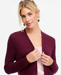 I.n.c. International Concepts Women's Duster Open-Front Ribbed Cardigan, Macy's Exclusive