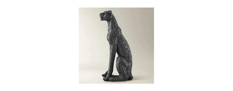 Z Gallerie Big Cat Statues Black Home Decor Modem Style Figurine Decorative Omaments