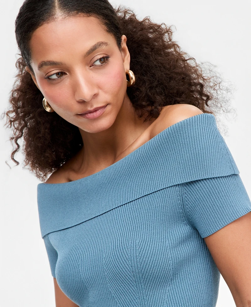 I.n.c. International Concepts Women's Off-The-Shoulder Sweater, Macy's Exclusive