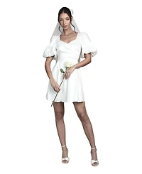 Coast Women's Puff Sleeve Mini Dress