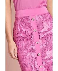 Coast Women's Lace Embroidered Pencil Skirt
