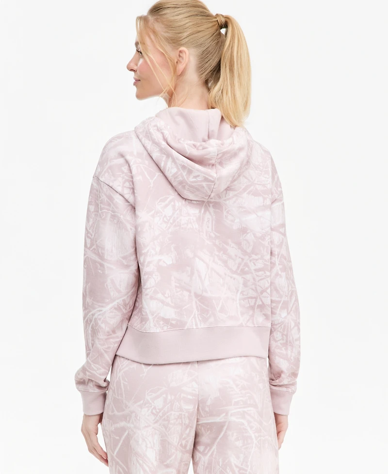 Puma Women's Ess Camo Full-Zip Fleece Hoodie