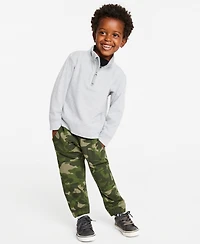 Epic Threads Toddler Boys' 12M-5T Camo-Print Fleece Jogger Pants, Macy's Exclusive