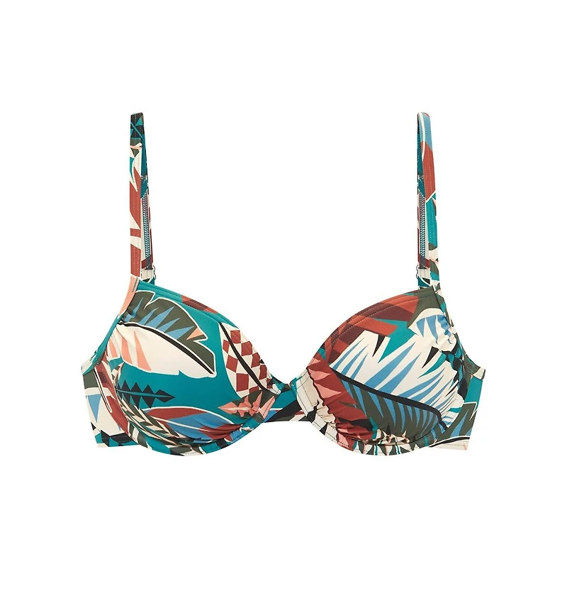 Lascana Women's Tropical Underwire Bikini Swimsuit Top Bra Sizing