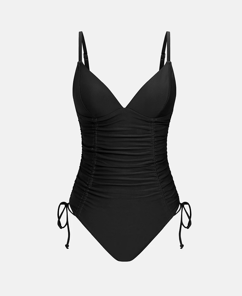 Cupshe Women's One-Piece Cheeky Lace-Up Swimsuit