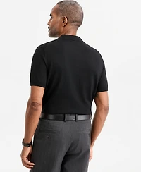 Club Room Men's Cashmere Short-Sleeve Polo Sweater, Macy's Exclusive