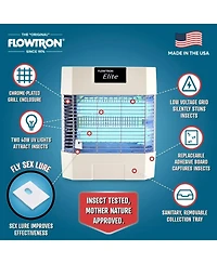 Flowtron Indoor Bug Zapper, Electric Fly Killer, 80W Uv Light, Sticky Trap, 1200 Sq Ft, Ul Certified