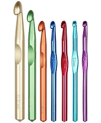 Aeelike Large Crochet Hook Set - Metal Crochet Needles for Thick Yarn - Beginners Big Crochet Set