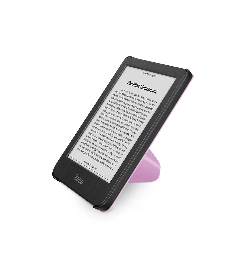 Kobo Clara Bw eReader 16GB with Candy SleepCover Case and Ac Bundle