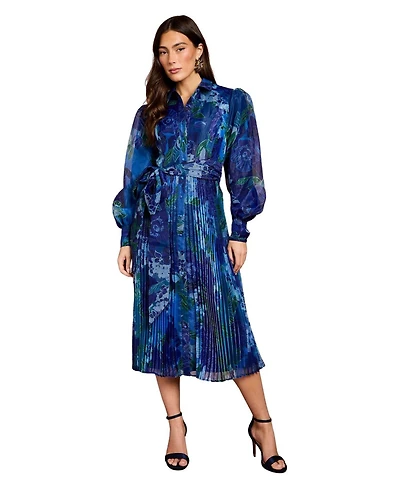 Coast Women's Floral Organza Shirt Dress