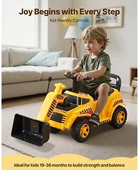 Mecale Ride On Excavator Car with Music for Toddlers 19 to 36 Months