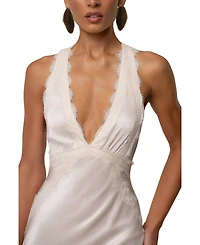 Jluxlabel Women's Satin Evenings Maxi Dress