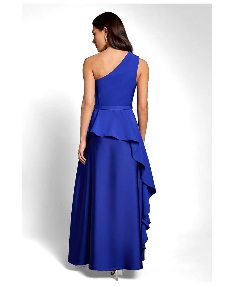 Coast Women's Asymmetric One-Shoulder Satin Maxi Dress