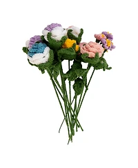 John Bead Bouquet Kit Floral Crochet Diy Kit for Beginners