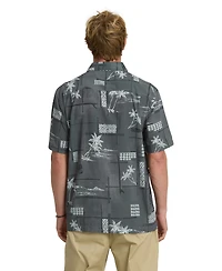 Quiksilver Waterman Men's Island Time Short-Sleeve Shirt