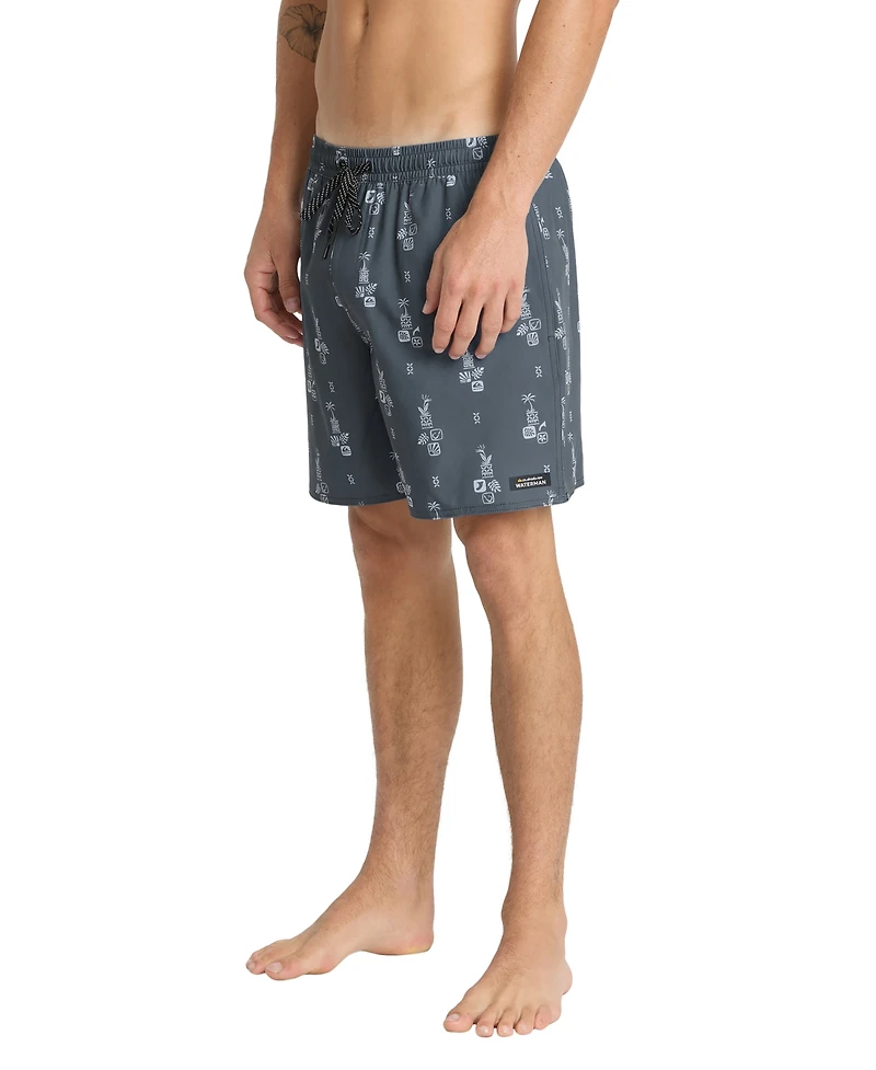 Quiksilver Waterman Men's Mix Pack Print Swim Trunks