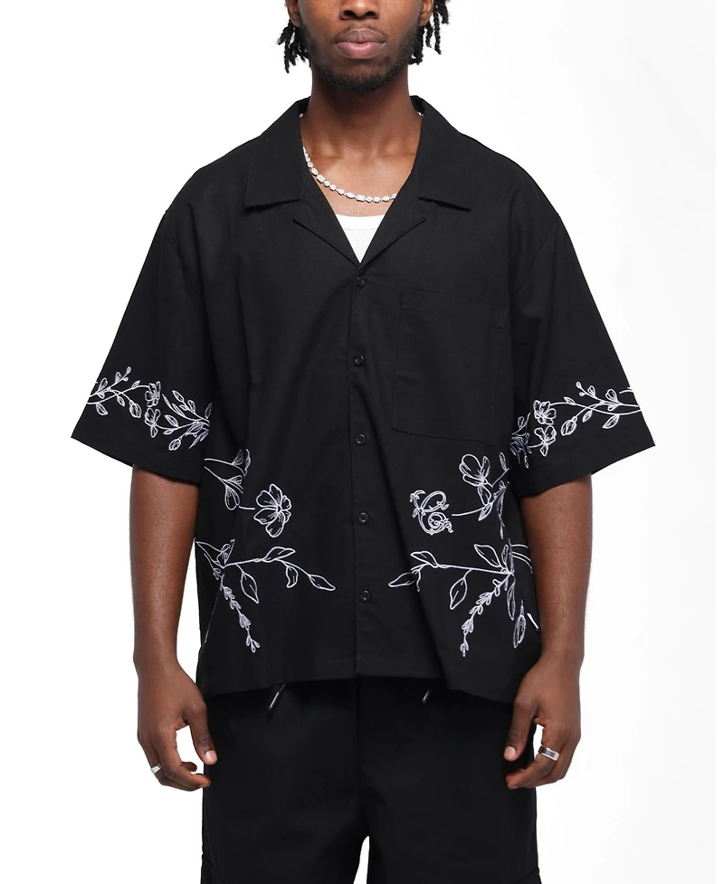 Carre Men's Botanica Button Up Shirt