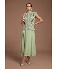 Coast Women's Embellished Frill Midi Dress