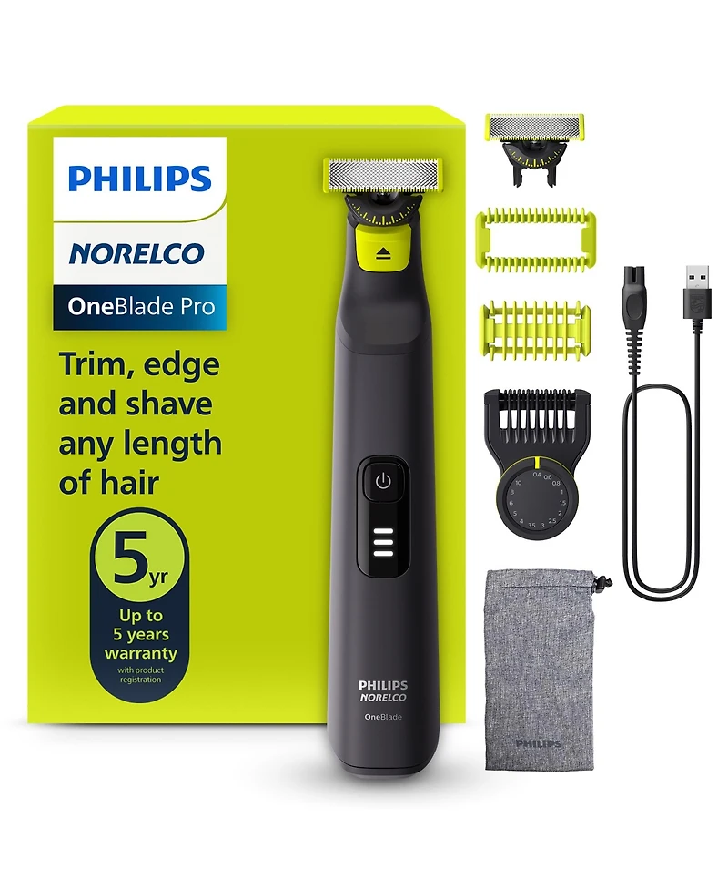 Norelco Philips OneBlade 360 Pro Face and Body Hybrid Electric Trimmer