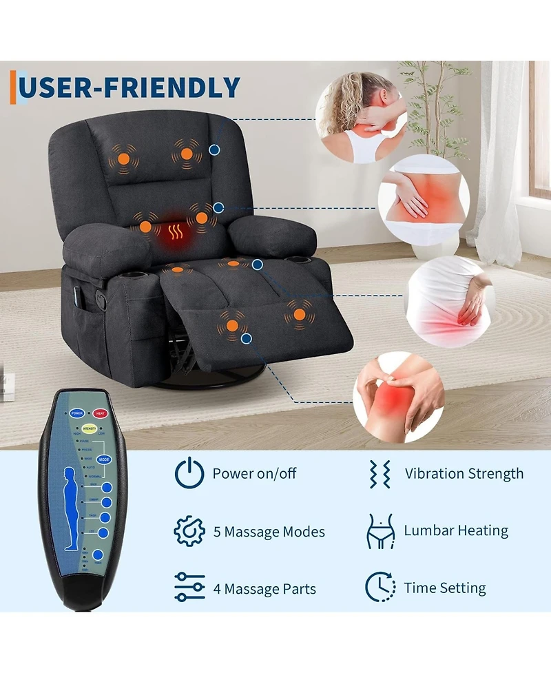 homfan Oversized Recliner