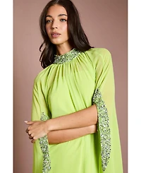 Coast Women's Muse Chiffon Cape Dress