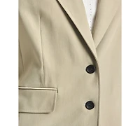 Derek Lam 10 Crosby Women's Poppy Notch Lapel Collar Blazer