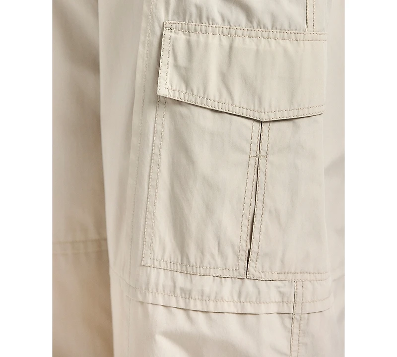 Derek Lam 10 Crosby Women's Ruth Cropped High-Rise Wide-Leg Cargo Pants