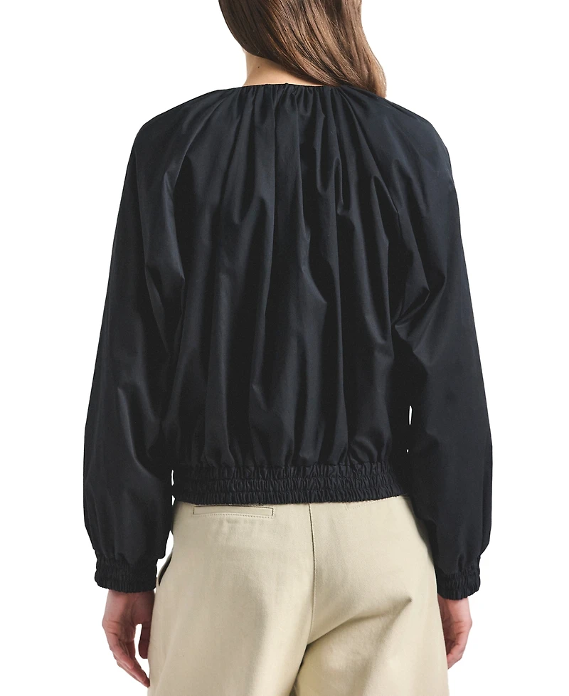 Derek Lam 10 Crosby Women's Lukas Front-Zipper Blouson Jacket