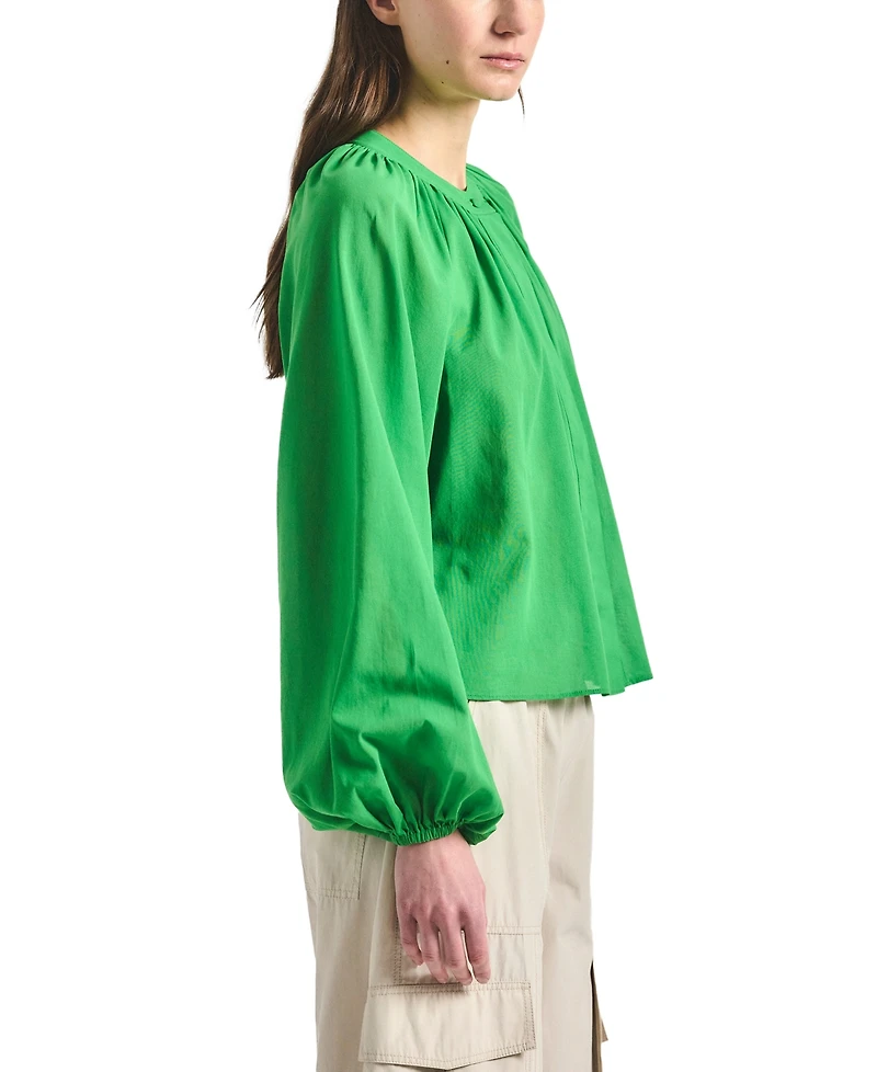 Derek Lam 10 Crosby Women's Zoey Balloon-Sleeve Top