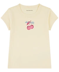 abercrombie kids Girls' 5-16 Two Cherry Short-Sleeve T-Shirt