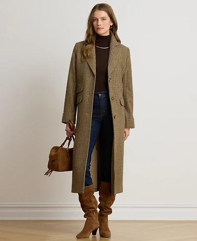 Lauren Ralph Women's Collared Wool Walker Coat