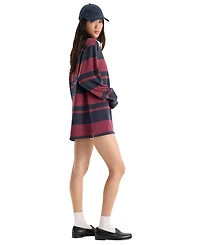 Good American Women's The Rugby Collared Mini Dress