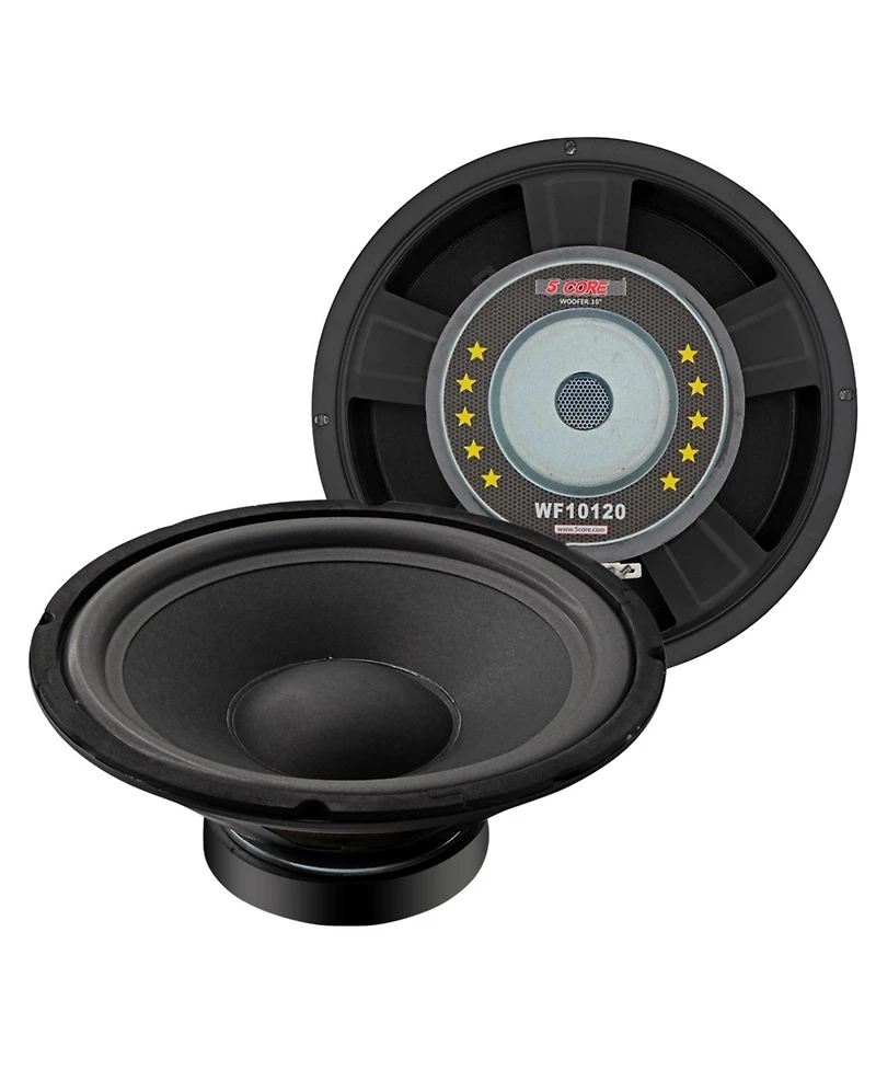 5 Core 10 Inch Guitar Speaker Replacement 600W 8 Ohm Low Distortion for Electric Guitar Amp Cabinet
