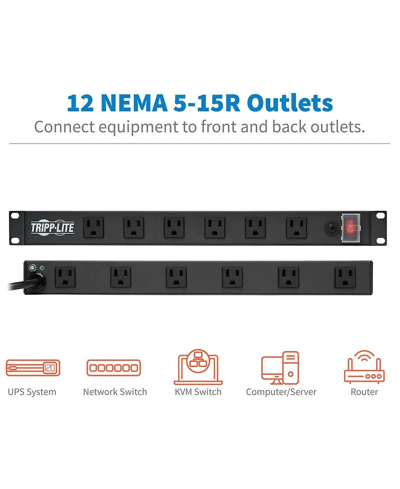 Tripp Lite Outlet Rackmount Power Strip