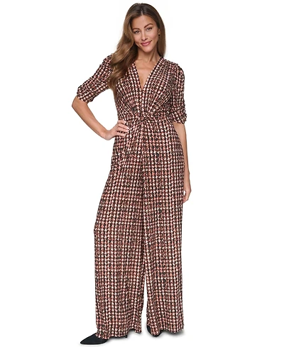 Vince Camuto Women's V-Neck Jumpsuit