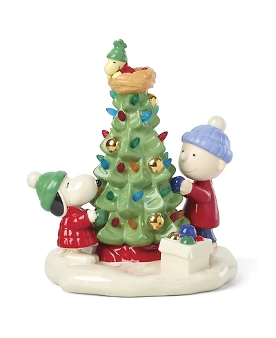 Lenox Peanuts Christmas Light-Up Figurine
