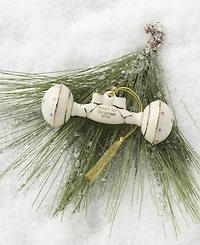 Lenox 2026 Babys 1st Christmas Rattle Ornament