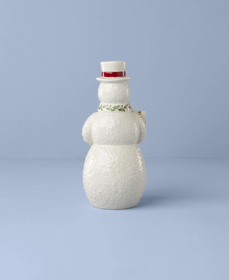 Lenox Snowman with Gingerbread House Figurine