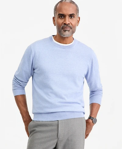 Club Room Men's Supima Cotton Crewneck Sweater, Macy's Exclusive