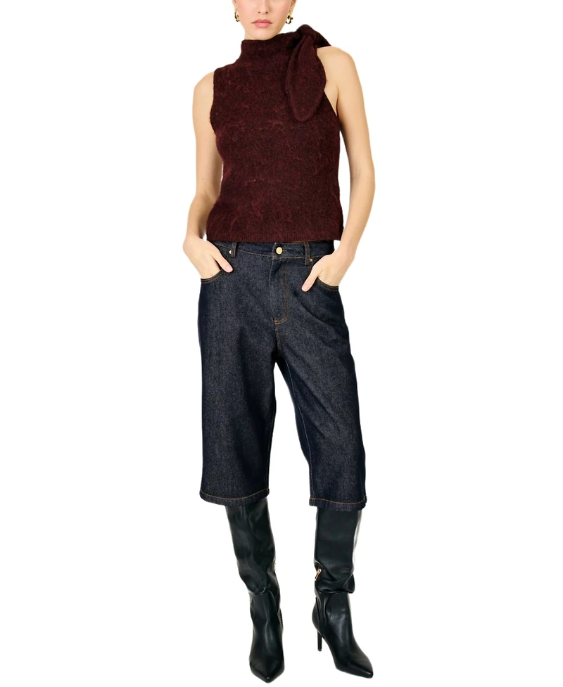 Line & Dot Women's Roxie Mid-Low Jorts