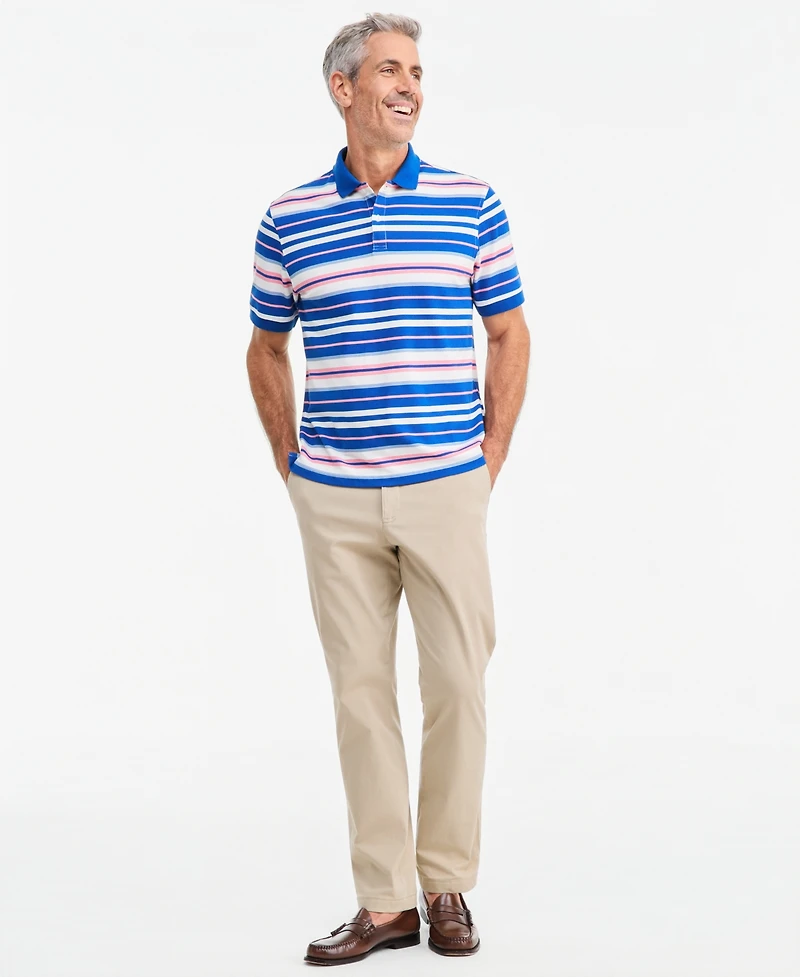 Club Room Men's Daniel Stripe Pique Polo Shirt, Macy's Exclusive